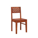 Monstro Solid Sheesham Wood Chair (Natural Finish)